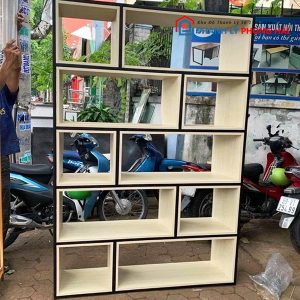 Thanh Lý Kệ Hồ Sơ Gỗ 1M 5 Tầng Nhiều Hộc Mới 99%