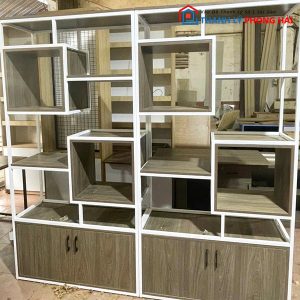 Thanh Lý Kệ Hồ Sơ Gỗ 1M 2 Cánh Nhiều Hộc Mới 99%