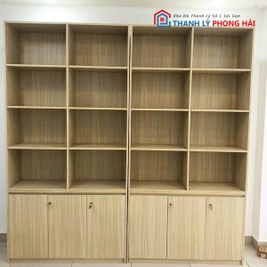 Thanh Lý Tủ Hồ Sơ Gỗ MDF 4 Tầng 2 Ngăn Mới 99%