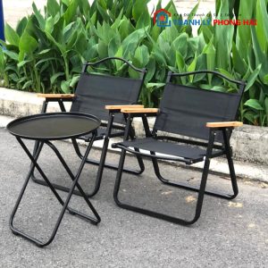 Thanh Lý Bộ Bàn Ghế Xếp Tay Gỗ Mới Đến 99%