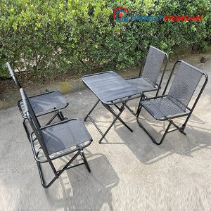 Thanh Lý Bàn Ghế Xếp Lưng Thấp Mới 99%