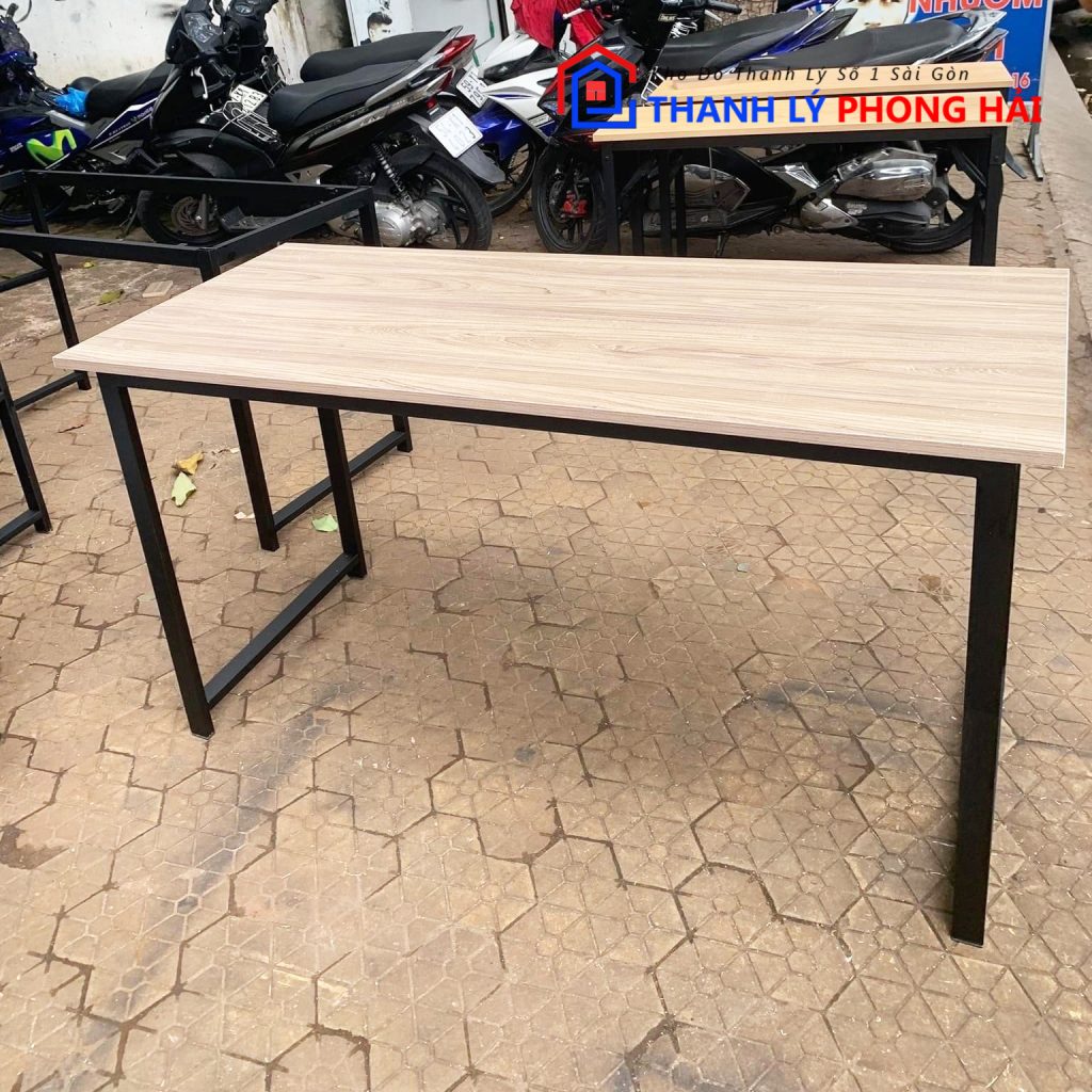 thanh-ly-ban-lam-viec-chan-sat-moi-99-5-1024x1024 Thanh Lý Bàn Làm Việc Chân Sắt Chữ U Mới 99% Giá Rẻ (Nhiều Size Từ 1m)