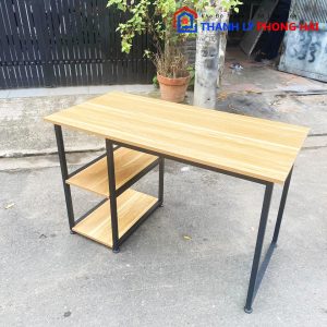 Thanh Lý Bàn Làm Việc Gỗ 1m2X60 Có Kệ Mới 99%