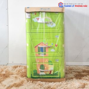 Tủ Nhựa Mini Lucky Qui Phúc 3 Tầng Mới 99%