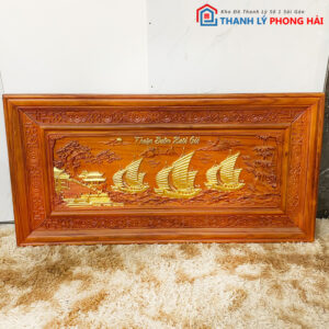 Thanh Lý Tranh Gỗ Tự Nhiên Thuận Bườm Xuôi Gió Tồn Kho 99% Giá Rẻ