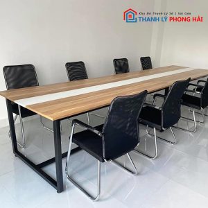Thanh Lý Bàn Họp  Chữ U Vàng Trắng Mới 99% (Nhiều Kích Thước)
