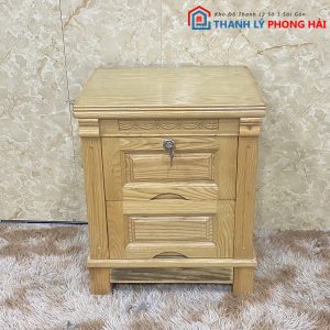 Tủ Gỗ Thông Cao Cấp 2 Hộc Kéo Cũ