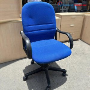 Ghế Xoay Văn Phòng Nệm Vải Cũ (Nhiều Màu)