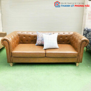 Thanh Lý Băng Ghế Sofa Bọc Da Mới 99%