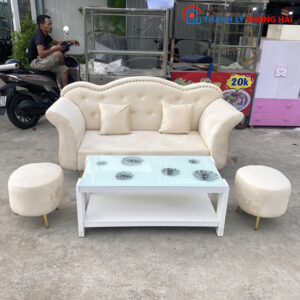 Thanh Lý Bộ Ghế Sofa Cổ Điển 1M7 Mới 99%