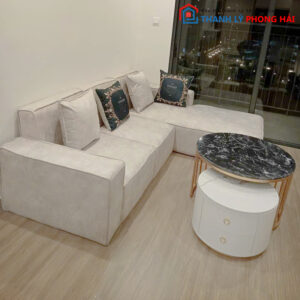 Thanh Lý Bộ Sofa Góc L Hiện Đại Mới 99%