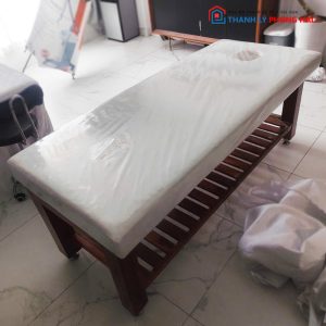 Ghế Massage Spa Cũ Khung Gỗ Lót Nệm (Nhiều Màu)