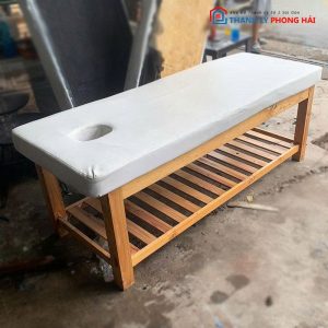Ghế Massage Spa Cũ Khung Gỗ Lót Nệm (Nhiều Màu)
