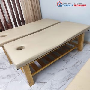 Ghế Massage Spa Cũ Khung Gỗ Lót Nệm (Nhiều Màu)