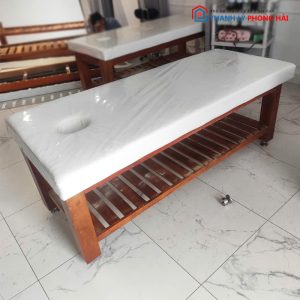 Ghế Massage Spa Cũ Khung Gỗ Lót Nệm (Nhiều Màu)