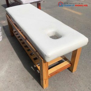 Ghế Massage Spa Cũ Khung Gỗ Lót Nệm (Nhiều Màu)