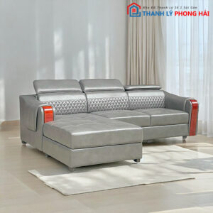 Thanh Lý Ghế Sofa Da Góc L 2M4 Mới 99%