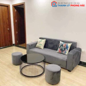 Thanh Lý Băng Sofa 1M6 Nhung Cao Cấp Mới 99%