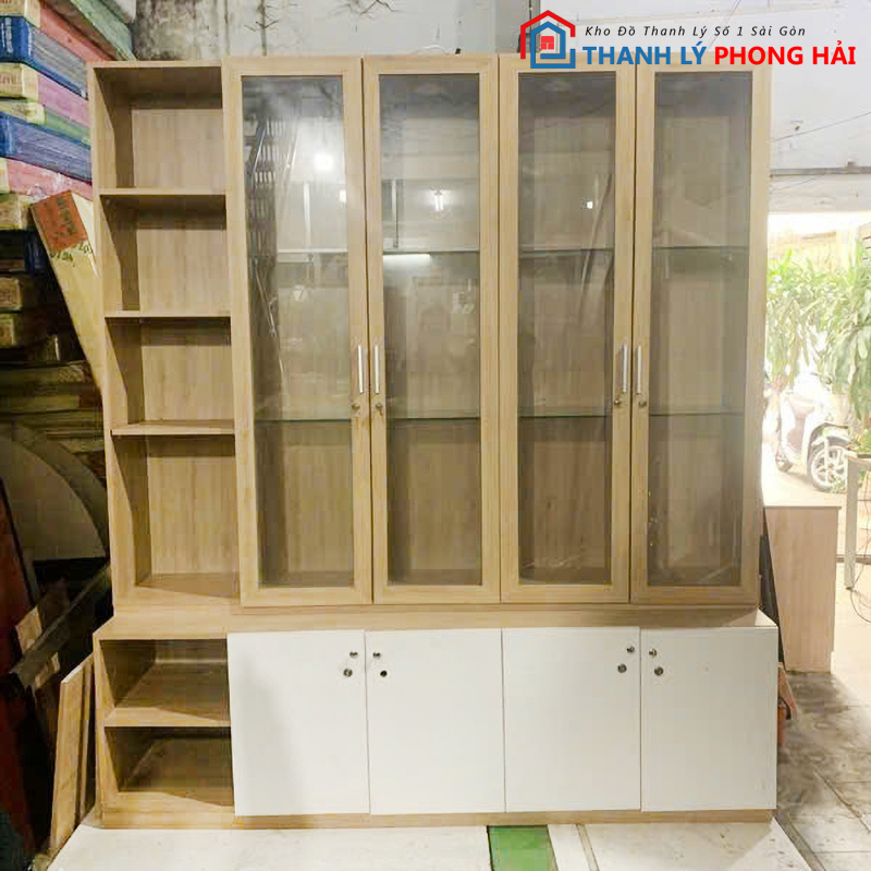 tu-ho-so-cu-2-3 Tủ Hồ Sơ Cửa Kính Cũ Cao Cấp