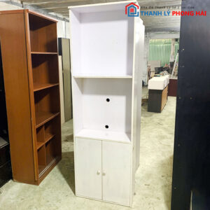 Kệ Đựng Hồ Sơ, Kệ Trưng Bày Cũ Màu Trắng
