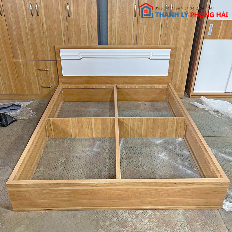 giuong-ngu-thanh-ly-5 Thanh Lý Giường Ngủ Ốp Chỉ Hiện Đại Mới 99% (nhiều màu)