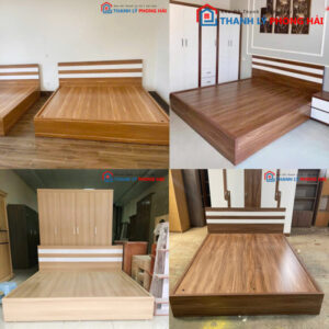 Thanh Lý Giường 1m6 Ốp Chỉ Đầu Giường Mới 99% (nhiều màu)