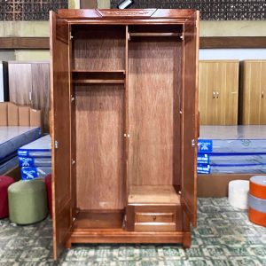 Thanh Lý Tủ Quần Áo 2 Cánh Gỗ Xoan Đào Mới 99%
