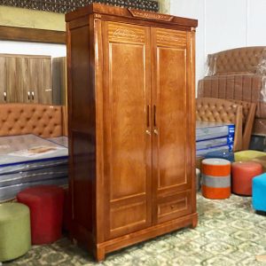 Thanh Lý Tủ Quần Áo 2 Cánh Gỗ Xoan Đào Mới 99%