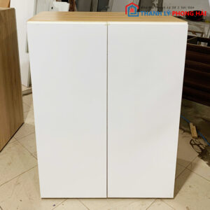 Tủ Giày 2 Cánh Trắng Cũ Cao 1m3