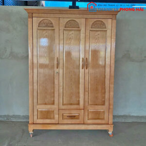 Thanh Lý Tủ Áo 3 Cánh Gỗ Sồi Cao Cấp Mới 99%