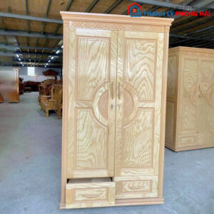 Tủ Áo Gỗ Phủ Sồi Sáng Màu Hiện Đại Mới 99% (nhiều kích thước)