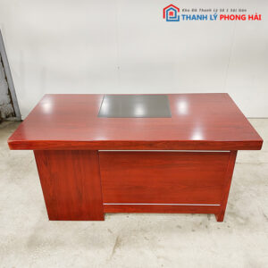 Thanh Lý Bàn Giám Đốc 1m4 Có Hộc Mới 99%
