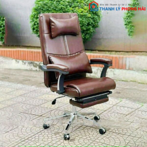 Thanh Lý Ghế Giám Đốc Hiện Đại Bọc Da Mới 99%