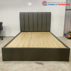 Giường 1m4 Bọc Da Cao Cấp Mới 99%