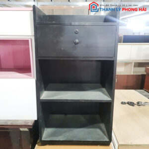 Kệ Hồ Sơ Gỗ Cao 1m Cũ Màu Đen