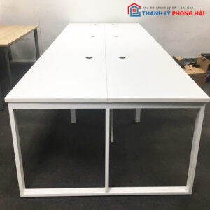 Bàn Họp Cũ Màu Trắng Hiện Đại 3m