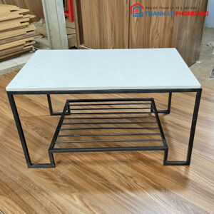 Thanh Lý Bàn Sofa Mặt Đá Chữ Nhật Đơn Giản Mới 99%