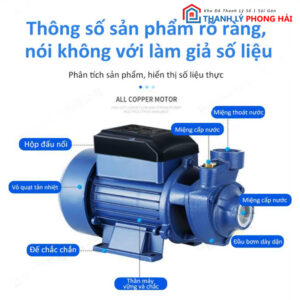 Thanh Lý Máy Bơm Tăng Áp Tự Mồi 0.5P Mới 99%