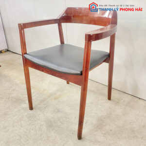 Ghế Cafe Hiroshima Cũ Gỗ Tự Nhiên Lót Nệm