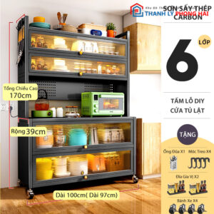 Thanh Lý Kệ Nhà Bếp Đa Năng 6 Tầng Mới 99%