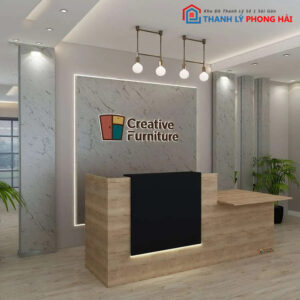 Thanh Lý Quầy Gỗ Cao Cấp 2m2 Mới 99%