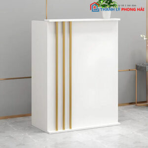 Thanh Lý Quầy Trắng 80cm Kiểu Dáng Tinh Tế Mới 99%