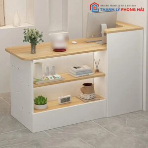 Thanh Lý Quầy Gỗ 1m4 Liền Kệ Mới 99%