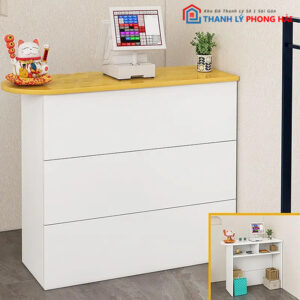 Thanh Lý Quầy Tiếp Tân Mini 1m Mới 99%