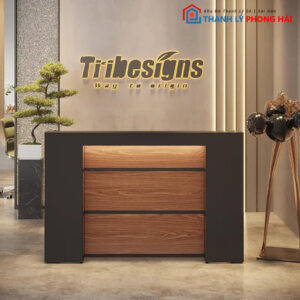 Thanh Lý Quầy 1m4 Tông Màu Tối Mới 99%