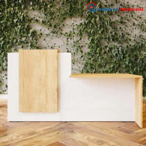 Thanh Lý Quầy Gỗ 2m2 Màu Sáng Mới 99%