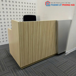 Bàn Quầy Tiếp Tân 1m4 Đơn Giản Mới 99%