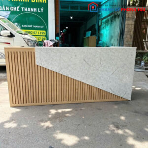 Thanh Lý Quầy Lễ Tân 1m8 Hiện Đại Mới 99%