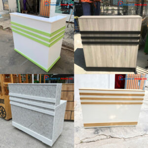 Thanh Lý Quầy Gỗ 1m2 Kẻ Sọc Mới 99% (nhiều màu)