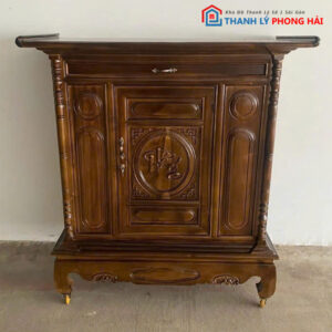 Thanh Lý Tủ Thờ Chạm Chữ Phúc Mới 99%